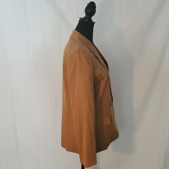 J.Crew Womens $218 Drapey twill double-breasted blazer Pink Size 2 CB316 NEW - Picture 4 of 13